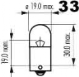 Žárovka 12V/10W Ba15S