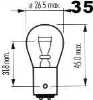 Žárovka 12V 21/5W BAY15d