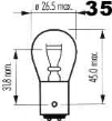 Žárovka 12V 21/5W BAY15d