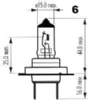 Žárovka 12V/55W H7