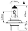 Žárovka 12V/55W H7